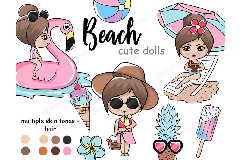 beach-cute-dolls