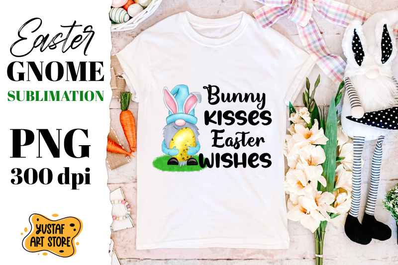 easter-gnome-sublimation-bunny-kisses-easter-wishes