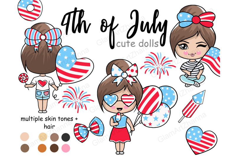 4th-of-july-fourth-of-july-cute-dolls