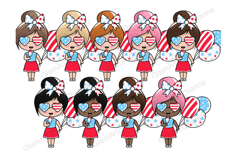 4th-of-july-fourth-of-july-cute-dolls