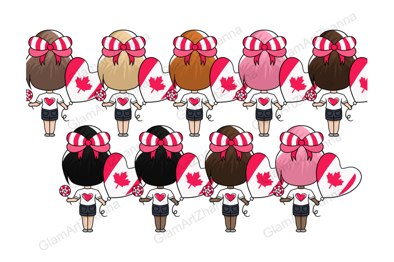 canada-day-cute-dolls