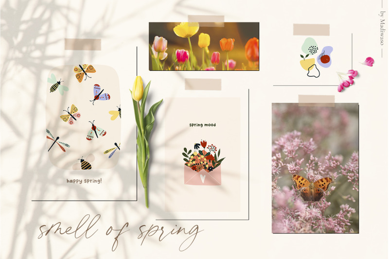 spring-season-abstract-set