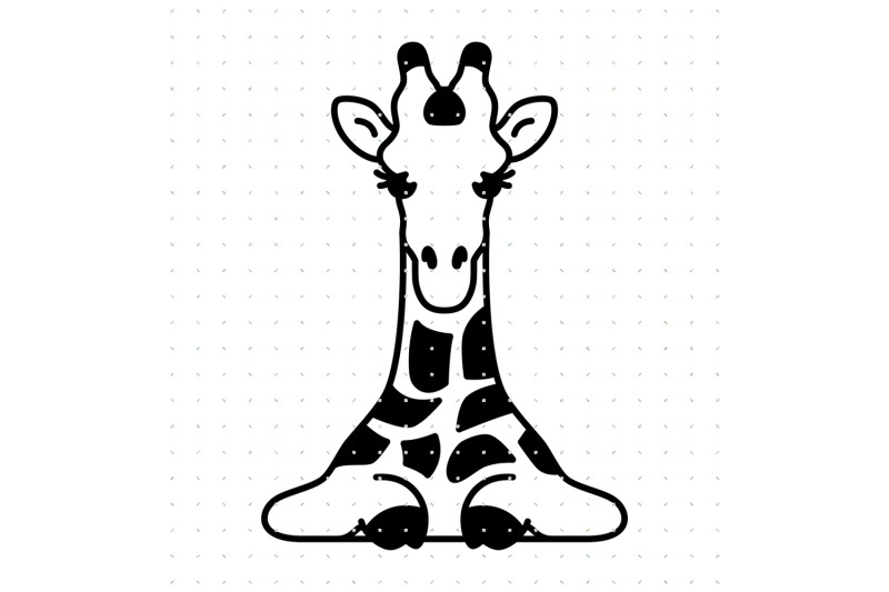 cute-peeking-giraffe-svg