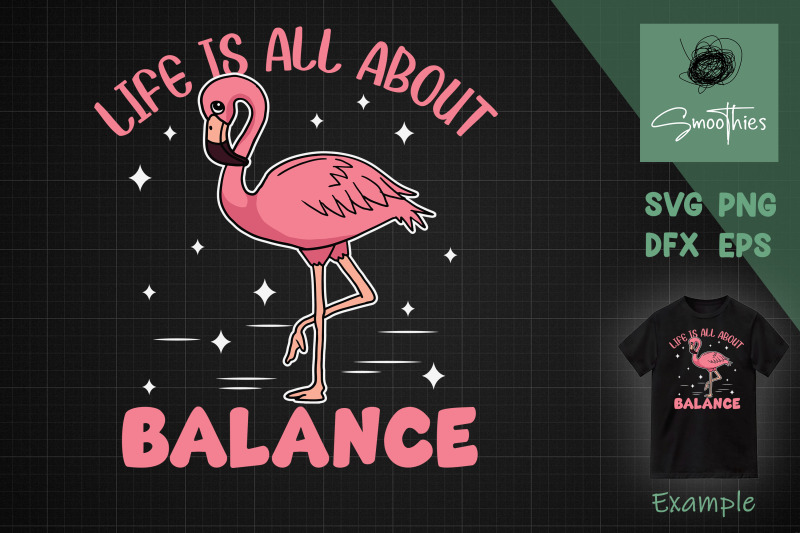 flamingo-svg-life-is-all-about-balance