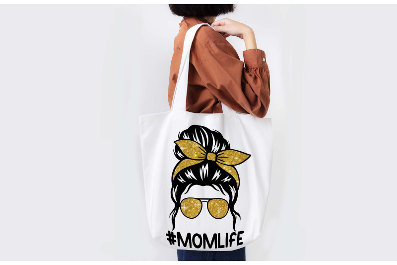 gold-bling-messy-bun-momlife-sublimation