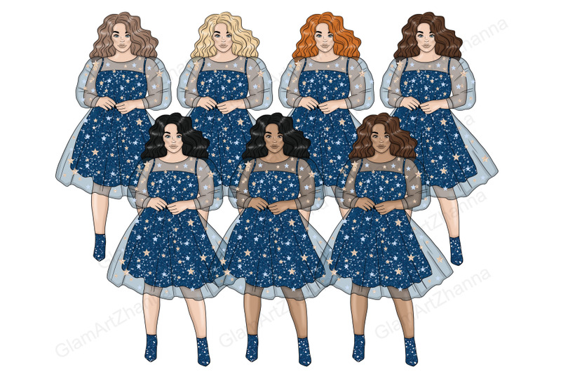 celestial-girls-clipart