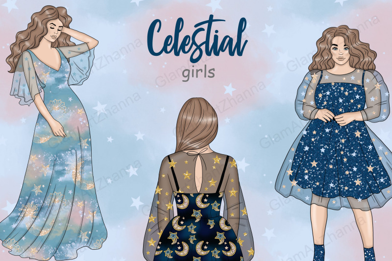 celestial-girls-clipart