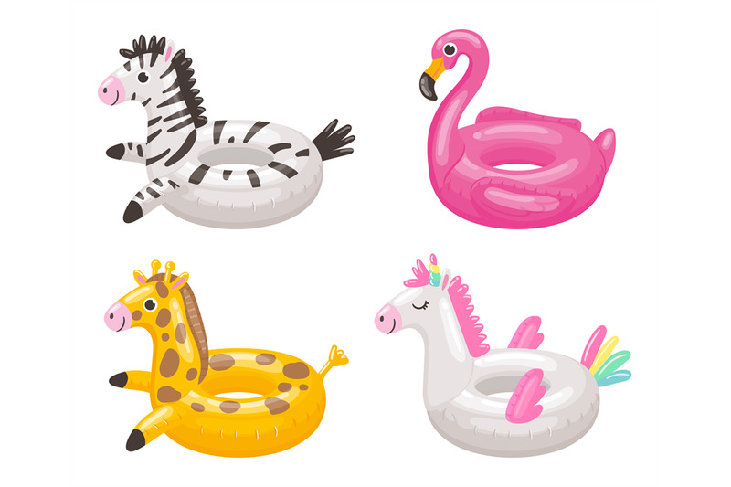 cartoon-swimming-ring-rubber-inflatable-toy-of-different-shapes-as-ze