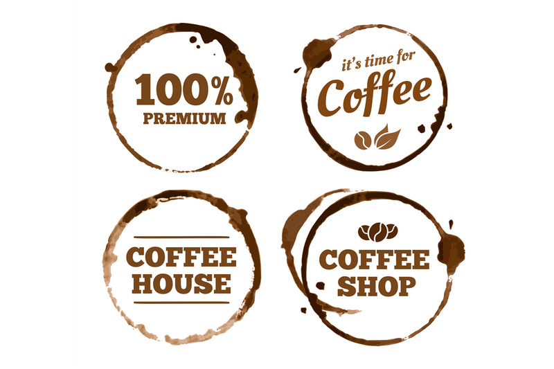 coffee-labels-hot-drink-stains-round-dirty-marks-from-coffee-cup-or