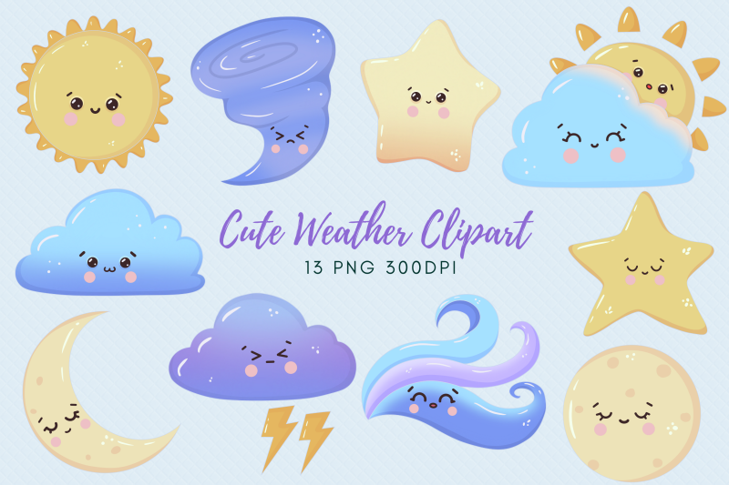 weather-kawaii-clipart-illustration