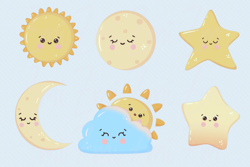 weather-kawaii-clipart-illustration