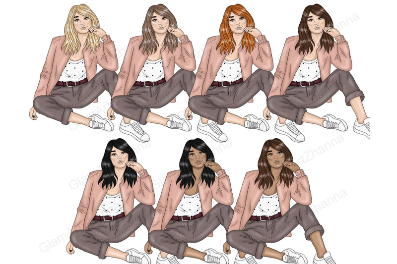 stylish-girl-clipart-girls