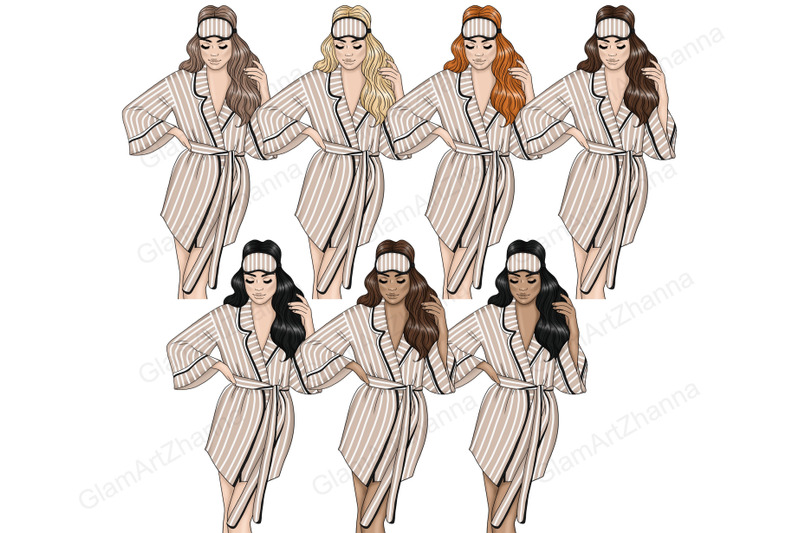 lazy-day-girls-clipart