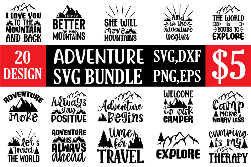 adventure-svg-bundle