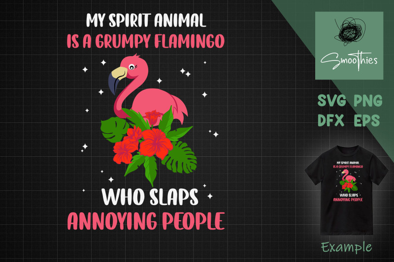 my-spirit-animal-is-grumpy-flamingo