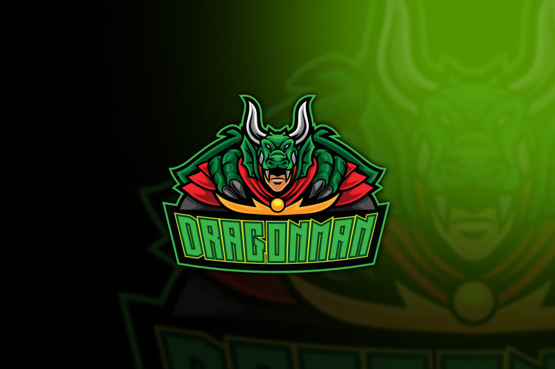 dragon-warrior-esport-logo-template