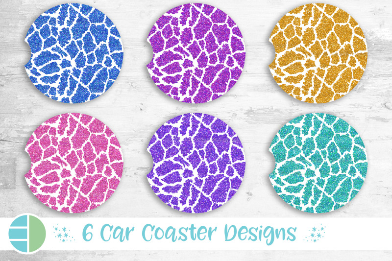 giraffe-print-car-coaster-sublimation-designs