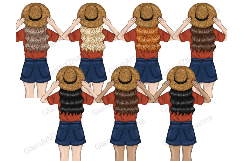 natural-girls-clipart