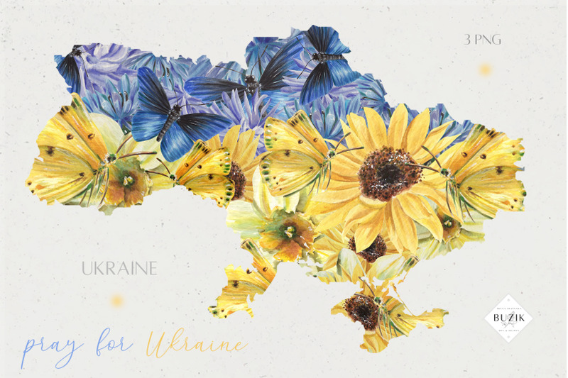 beautiful-ukraine-watercolor-spring-clipart-frames-patterns-png