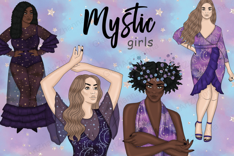 mystic-girls-clipart