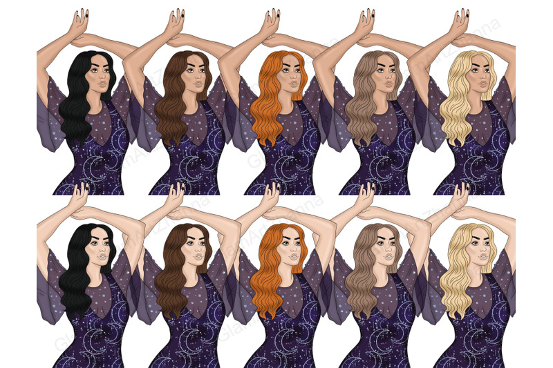 mystic-girls-clipart