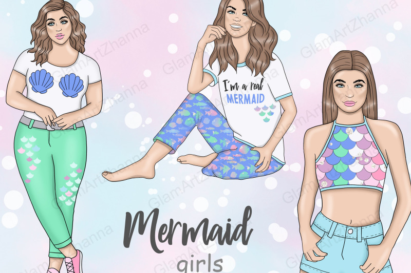 mermaid-girls-clipart