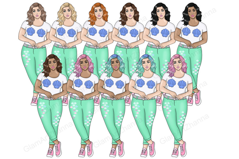 mermaid-girls-clipart