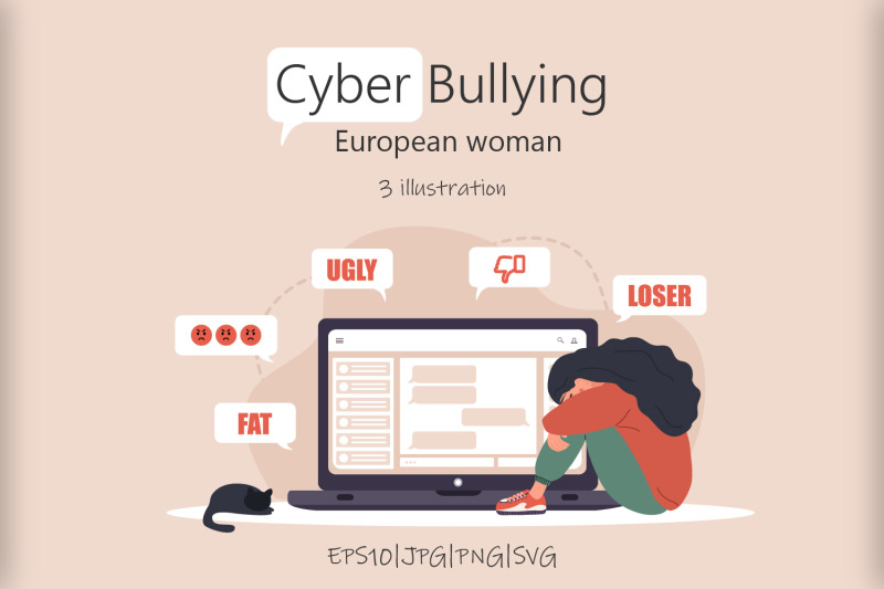 cyber-bullying-europe-woman