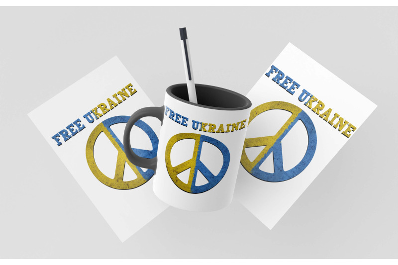 free-ukraine-peace-symboy-sublimation