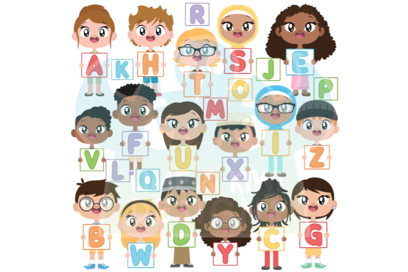 alphabet-kids-clipart-lime-and-kiwi-designs