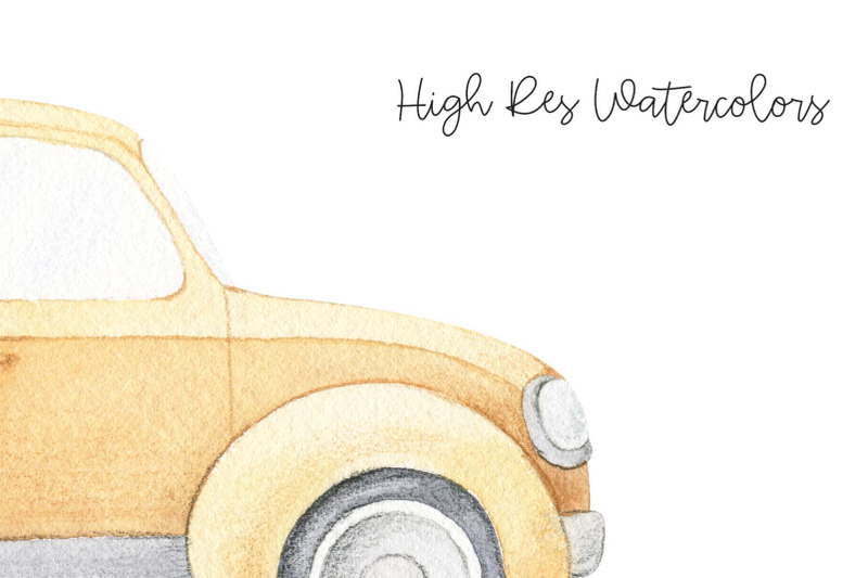 cars-watercolor-set