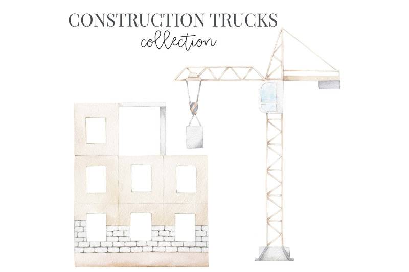 watercolor-construction-trucks