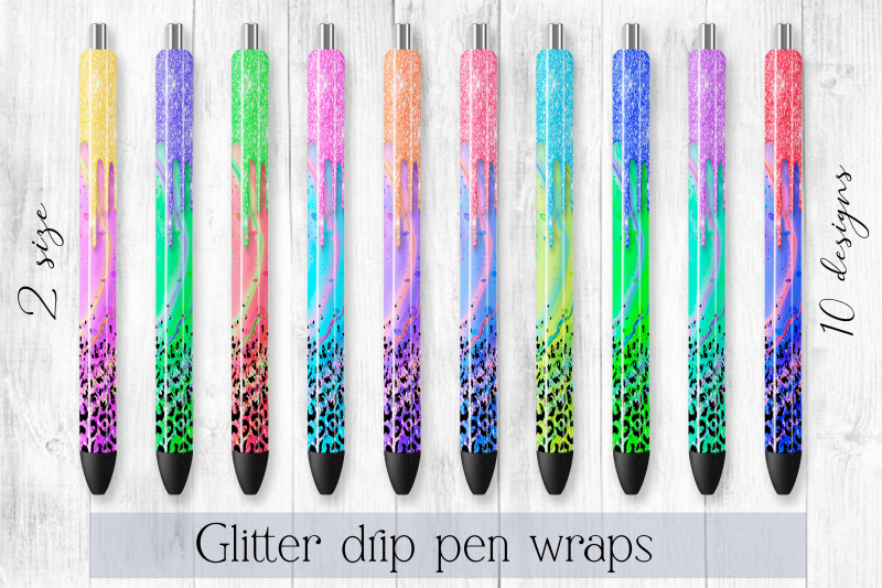 glitter-drip-epoxy-pen-wraps-bundle-10-waterslide-png-design