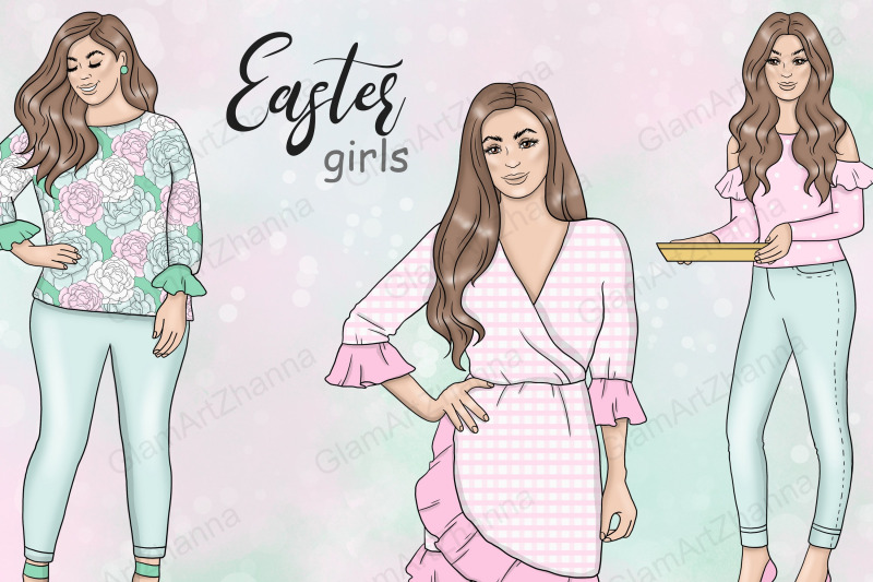 easter-girls-clipart