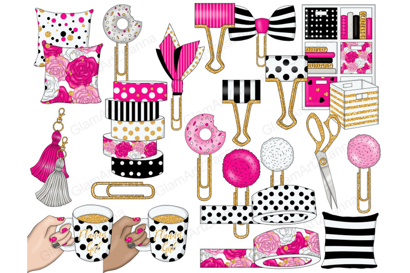 planner-girl-clipart