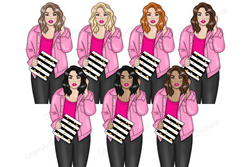 planner-girl-clipart-girls