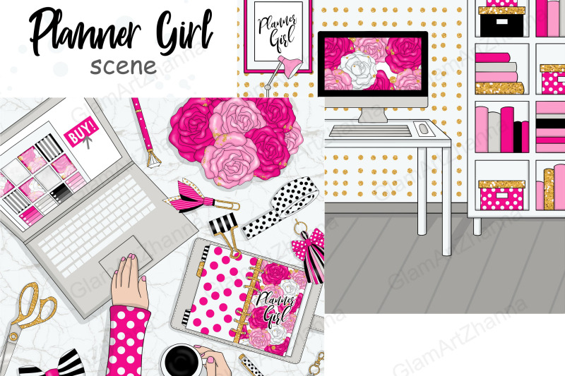 planner-girl-scene