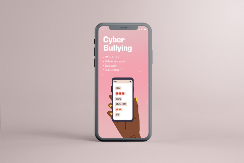 cyber-bullying-african-woman