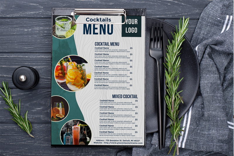 cocktails-flyer-menu