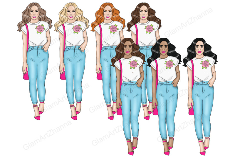 flowers-girls-clipart