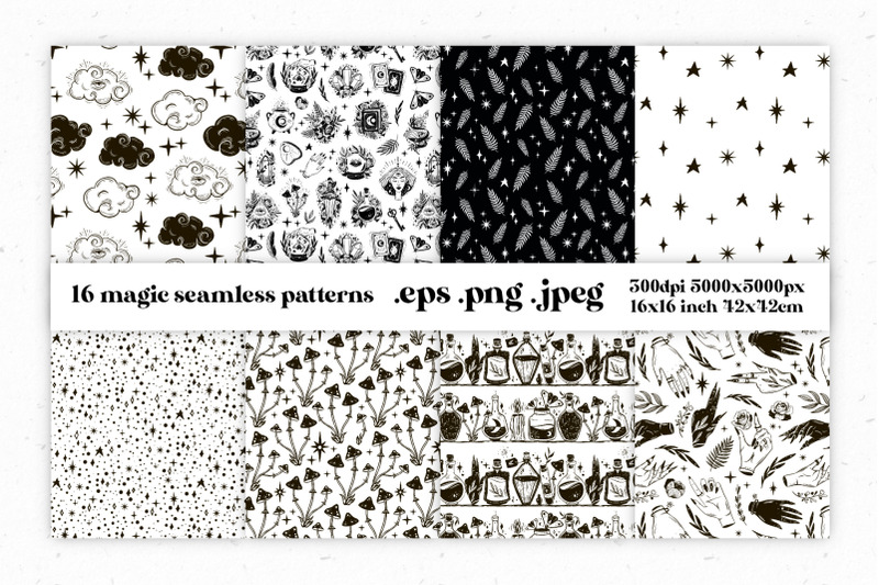magic-seamless-patterns-collection