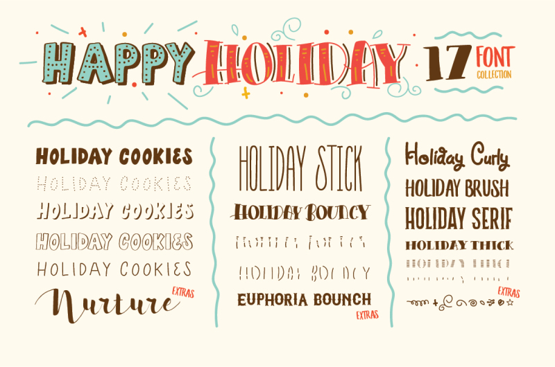 holiday-font-collection-with-extras