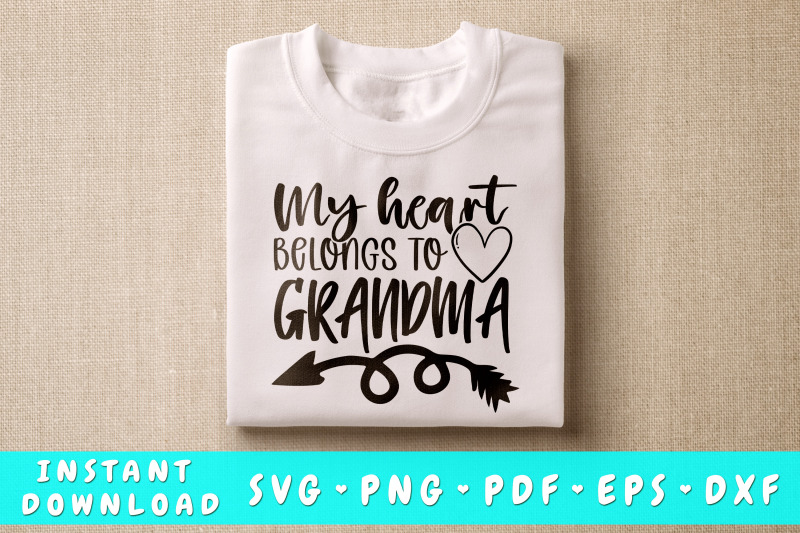 my-heart-belongs-to-grandma-svg