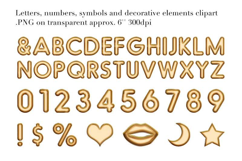 gold-foil-balloons-letters-clipart-design-bundle