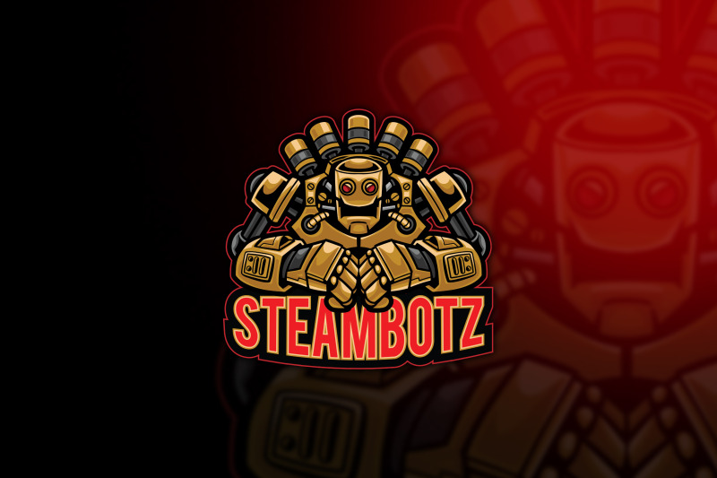 steambotz-esport-logo-template