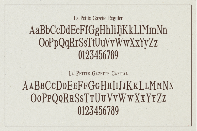 la-petite-gazette-serif-typeface