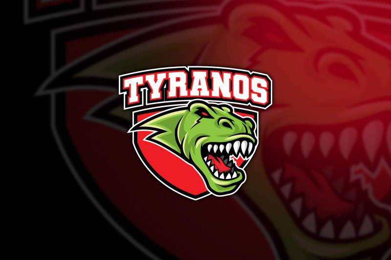 tyrannosaurus-rex-esport-logo-template