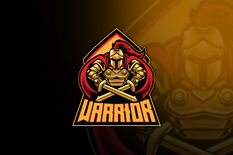 warrior-esport-logo-template