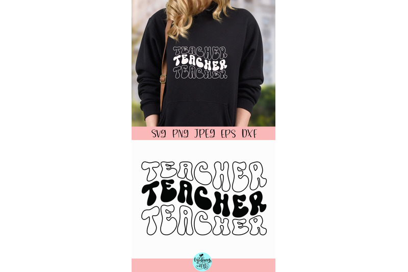 teacher-mirror-svg-groovy-wavy-cut-file