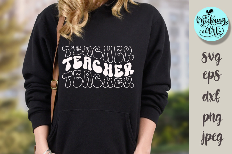 teacher-mirror-svg-groovy-wavy-cut-file